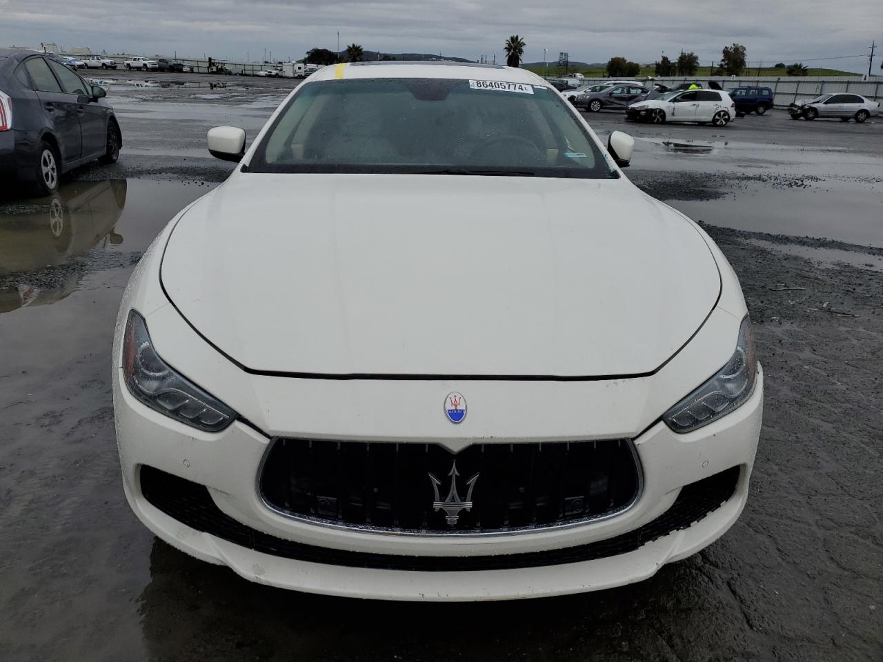2015 Maserati Ghibli VIN ZAM57XSA2F1133714 Copart auction photo, all over damage thumbnail 5