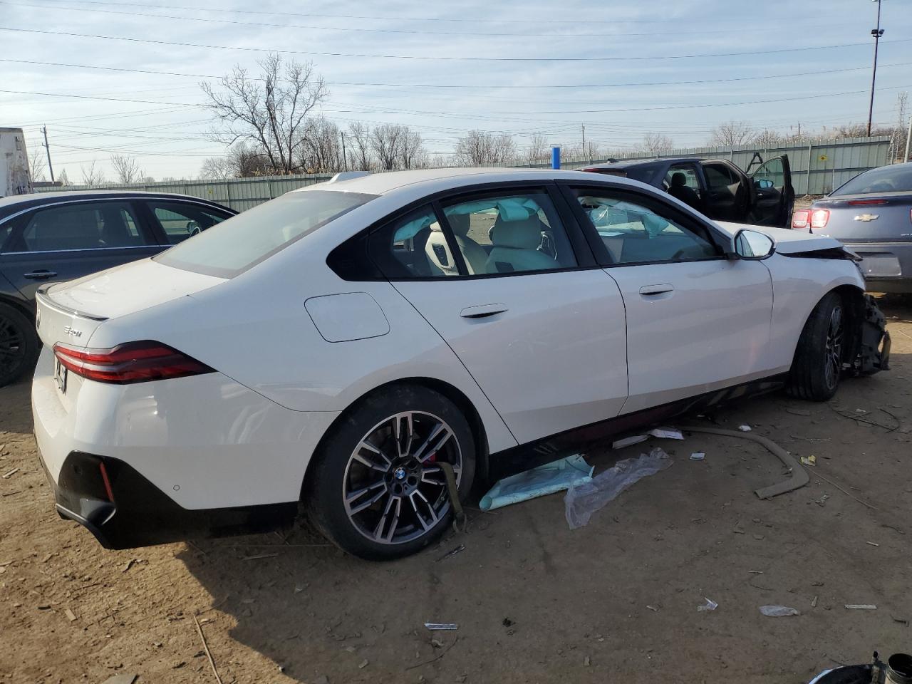 2024 BMW 5er VIN WBA63FJ08RCS27531 Copart auction photo, all over damage thumbnail 3