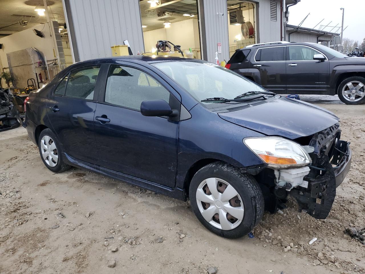 2007 Toyota Yaris VIN JTDBT923971125188 Copart auction photo, front end damage thumbnail 4