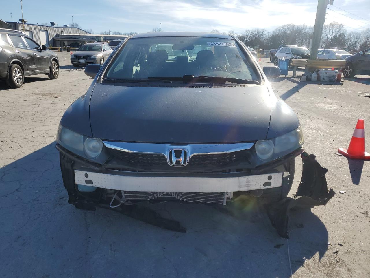 2011 Honda Civic VIN 19XFA1E53BE007519 Copart auction photo, all over damage thumbnail 5