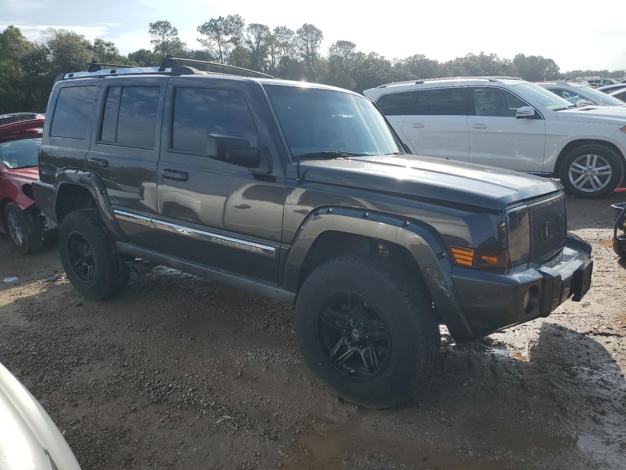 2006 Jeep Commander VIN 1J8HG58266C291301 Copart auction photo, all over damage thumbnail 4
