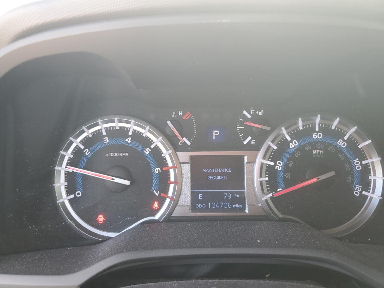 2019 Toyota 4Runner VIN JTEBU5JR9K5725833 Copart auction photo, rear end damage thumbnail 9