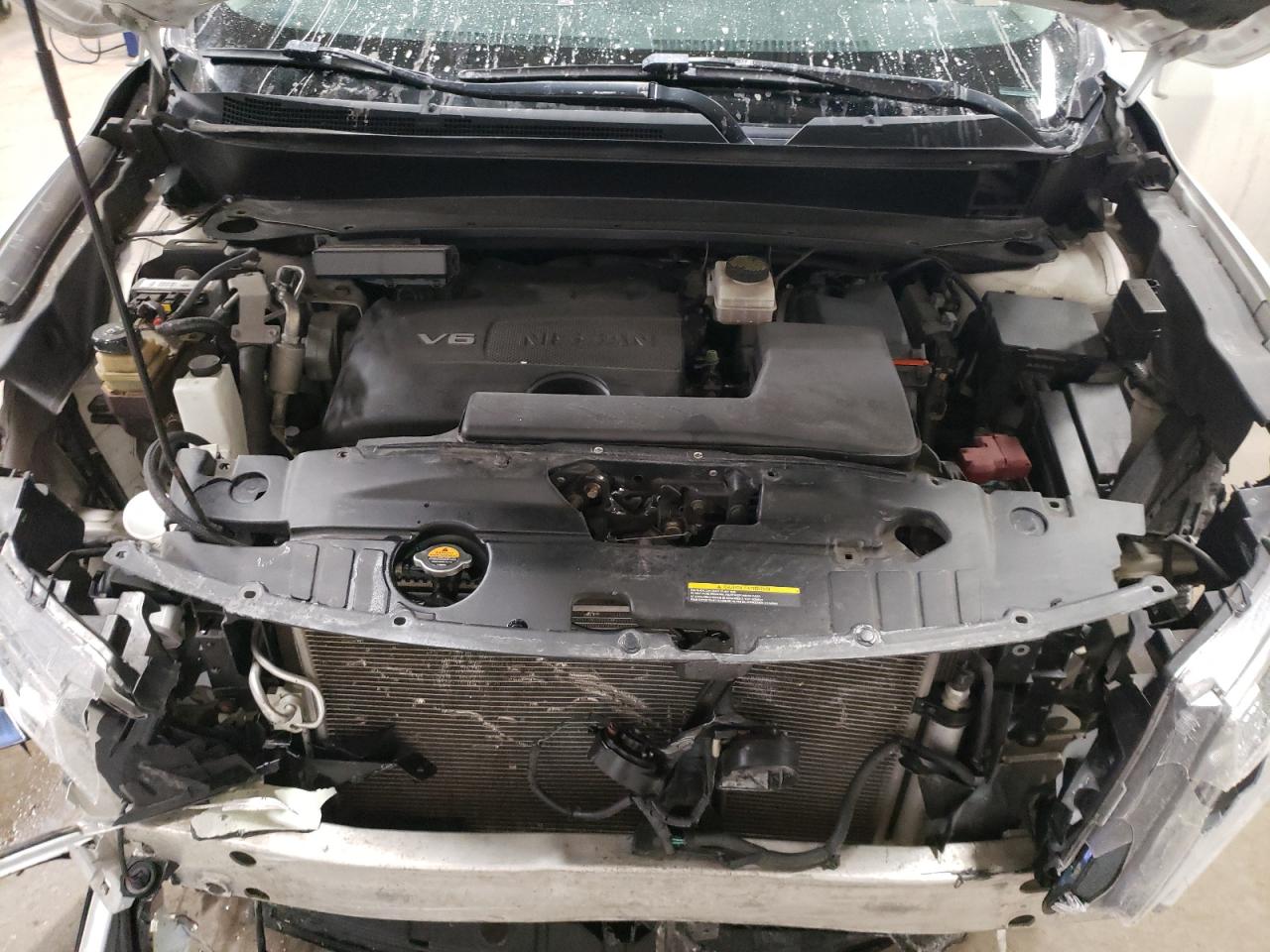 2018 Nissan Pathfinder VIN 5N1DR2MM7JC663044 Copart auction photo, front end damage thumbnail 13
