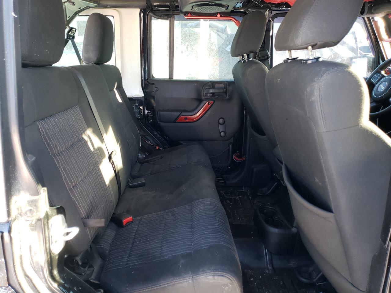 2012 Jeep Wrangler VIN 1C4BJWDG6CL165165 Copart auction photo, front end / side damage thumbnail 11