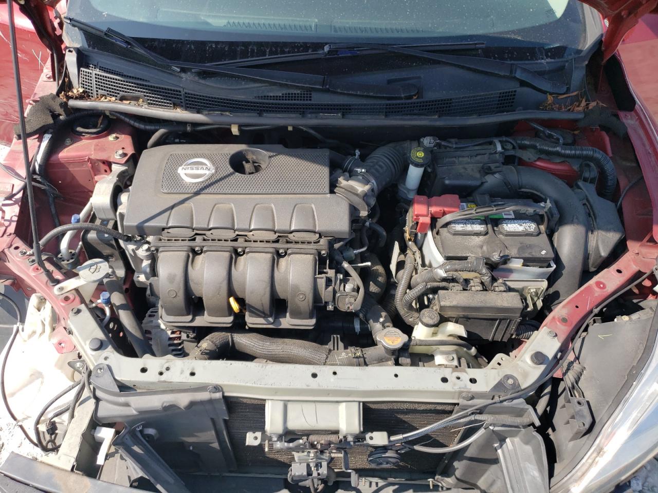 2014 Nissan Sentra VIN 3N1AB7AP9EY259525 Copart auction photo, front end / side damage thumbnail 11