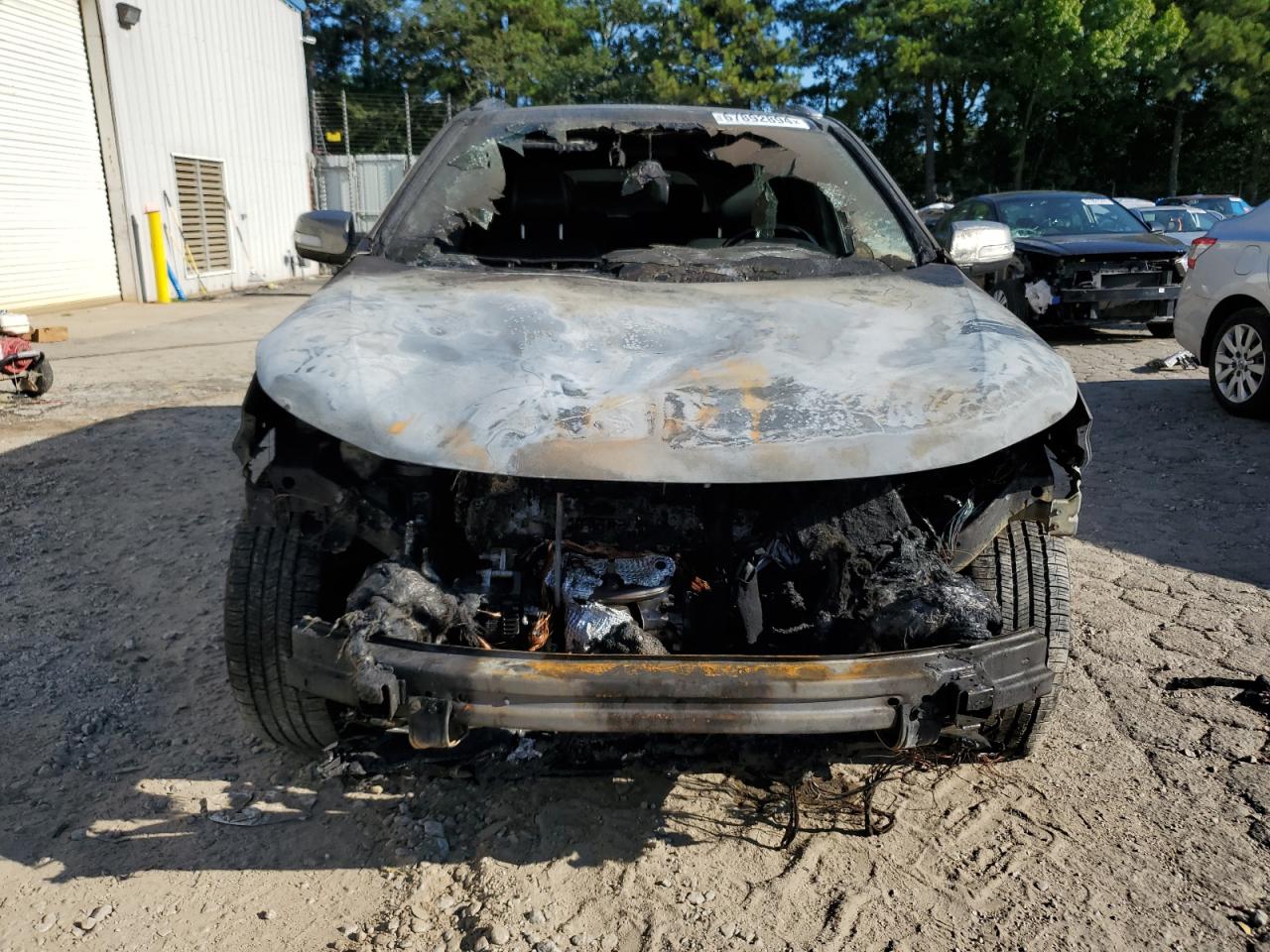 2014 KIA Sorento VIN 5XYKW4A79EG484147 Copart auction photo, burn damage thumbnail 5