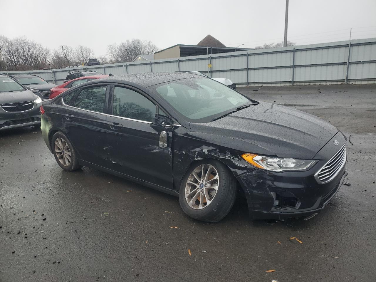 2020 Ford Fusion VIN 3FA6P0HD8LR172784 Copart auction photo, side damage thumbnail 4