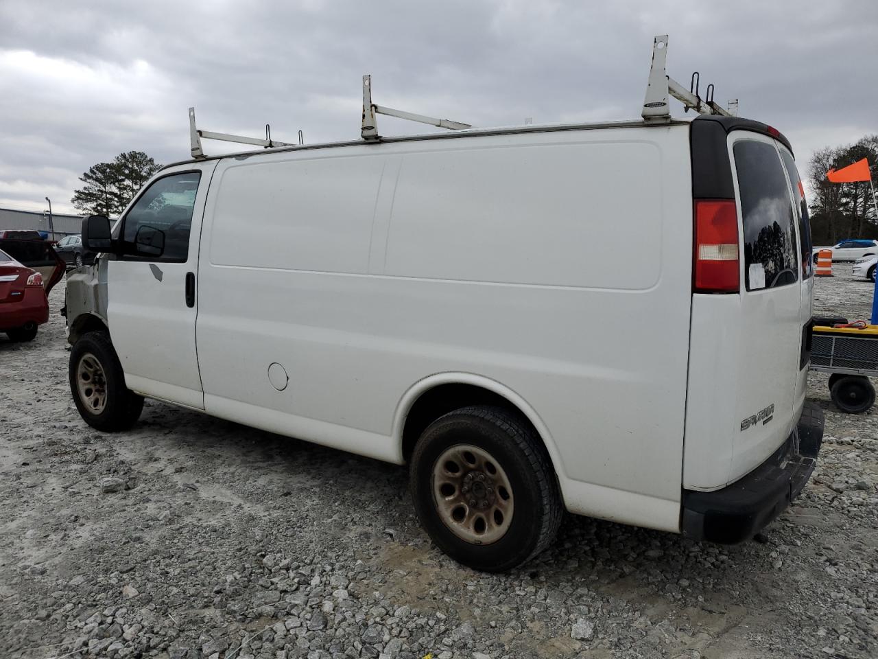 2012 GMC Savana VIN 1GTS7AFX5C1124035 Copart auction photo, front end damage thumbnail 2