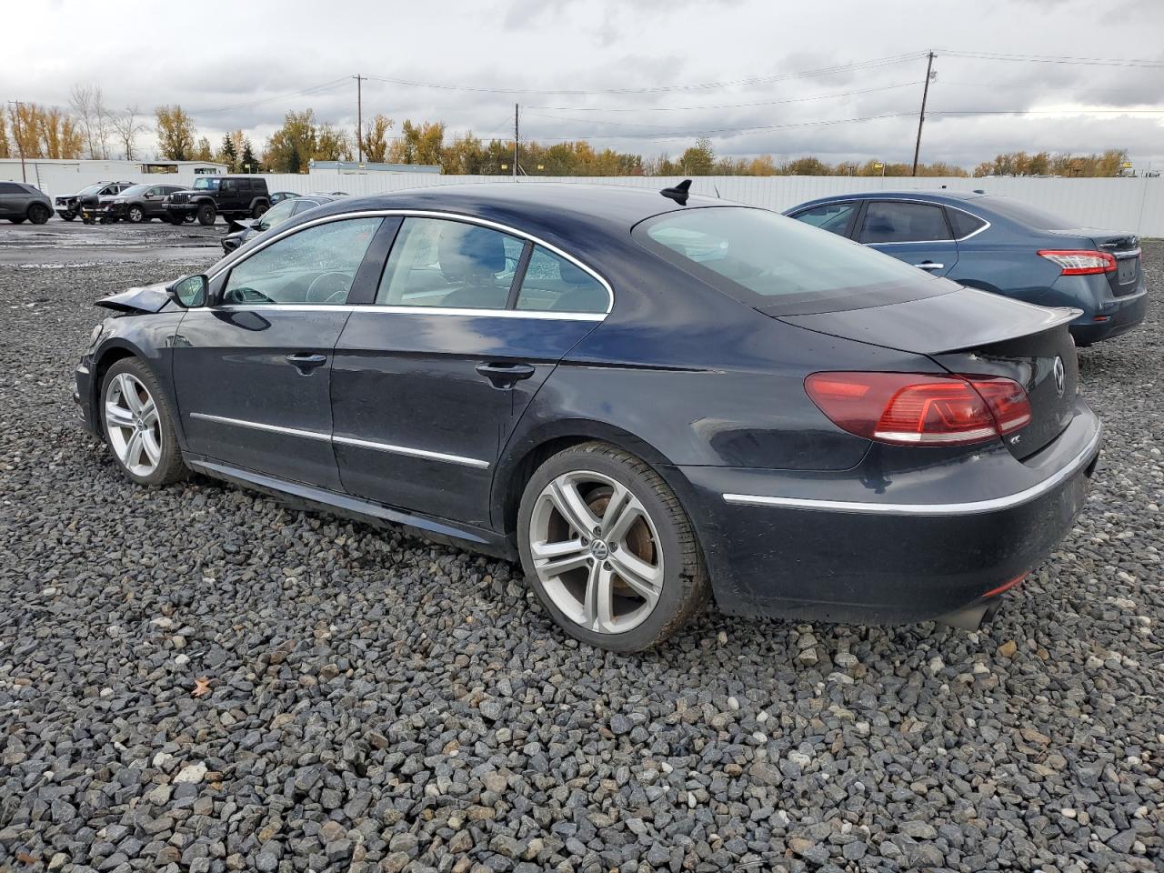 2013 Volkswagen Passat CC VIN WVWBN7ANXDE569654 Copart auction photo, front end damage thumbnail 2