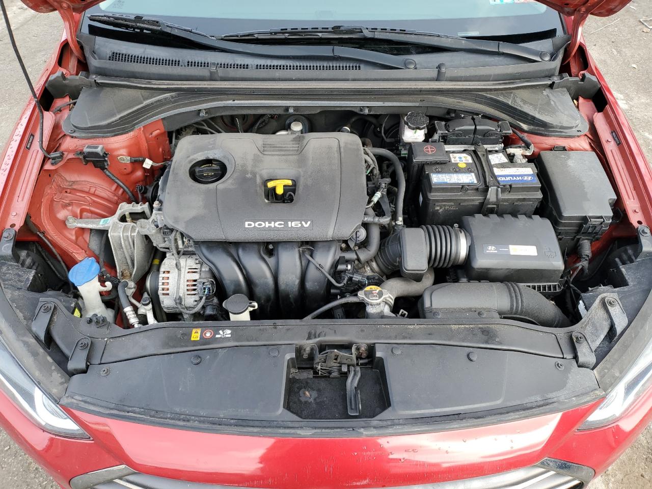 2017 Hyundai Elantra VIN 5NPD84LFXHH005545 Copart auction photo, side / rear end damage thumbnail 11