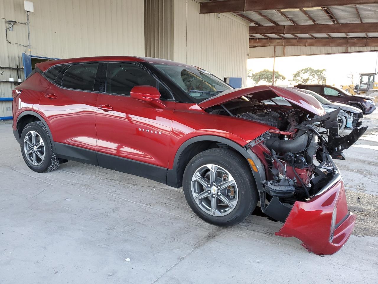 2023 Chevrolet Blazer VIN 3GNKBCR41PS159047 Copart auction photo, front end damage thumbnail 4