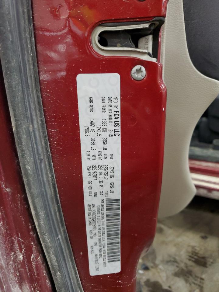 2015 Chrysler Town & Country VIN 2C4RC1BG4FR754421 Copart auction photo, front end damage thumbnail 13