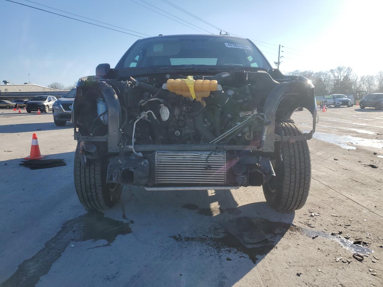 2015 Ford F-150 VIN 1FTEX1CP8FKF20024 Copart auction photo, front end / side damage thumbnail 5