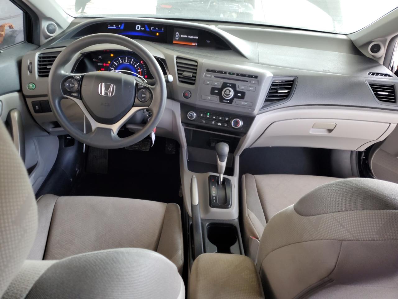 2012 Honda Civic VIN 2HGFG3B5XCH564093 Copart auction photo, rear end / front end damage thumbnail 8