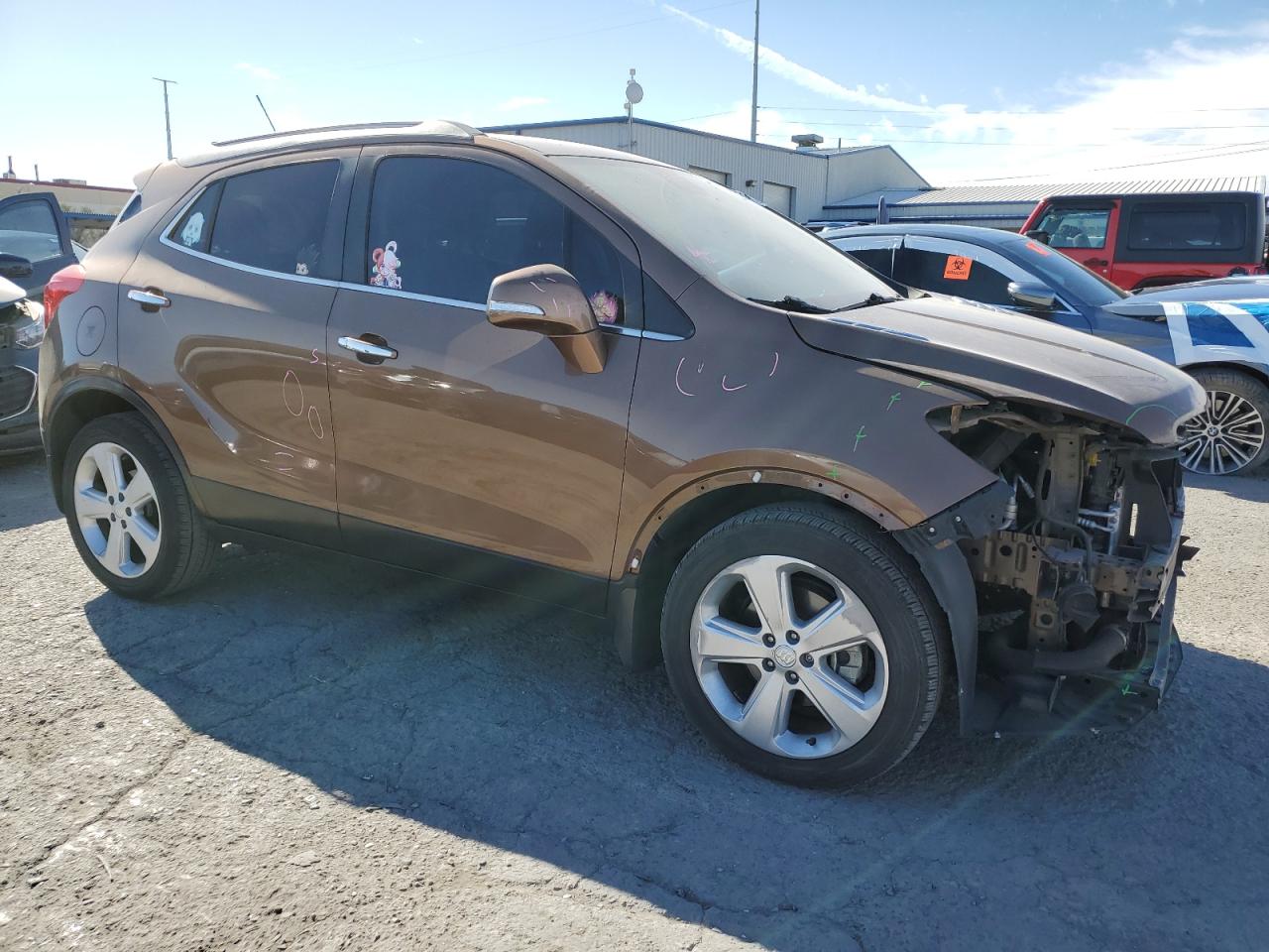2016 Buick Encore VIN KL4CJASBXGB651319 Copart auction photo, front end damage thumbnail 4