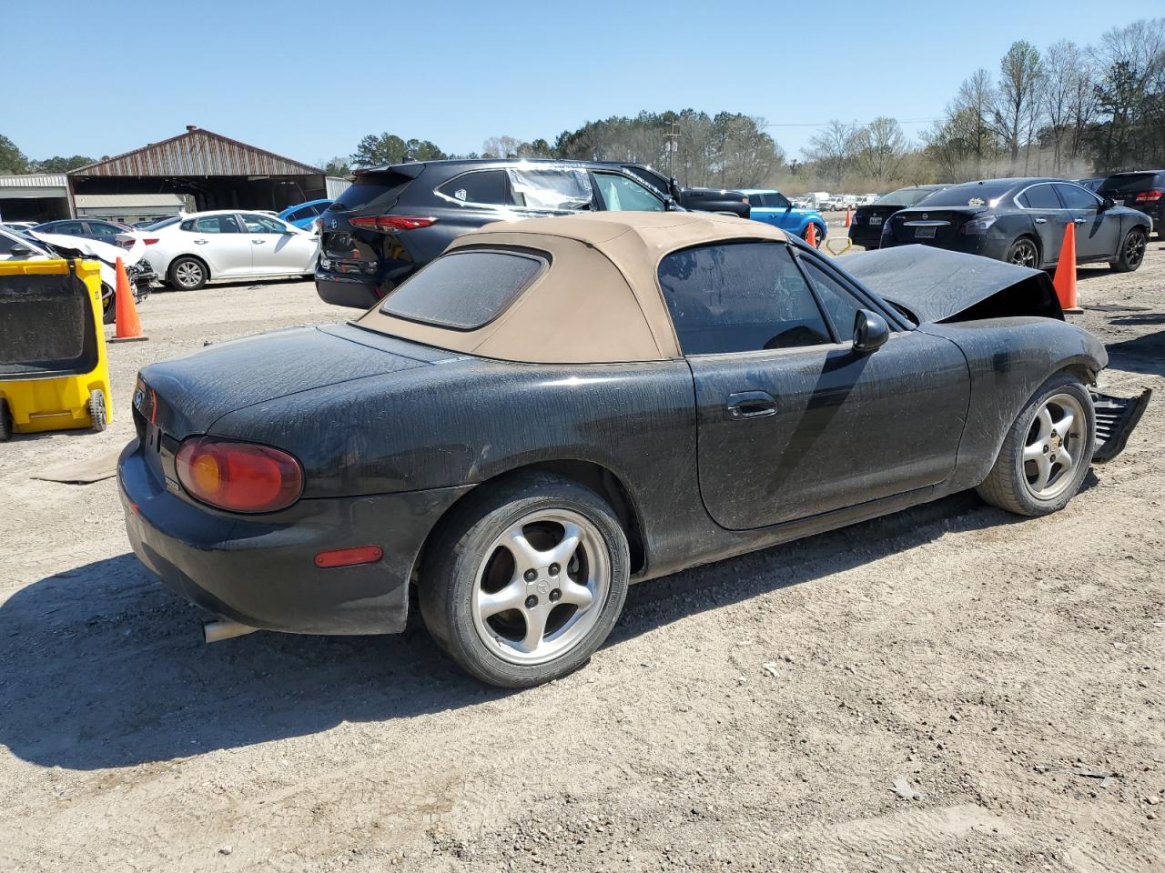 1999 Mazda MX-5 VIN JM1NB3539X0126047 Copart auction photo, front end damage thumbnail 3