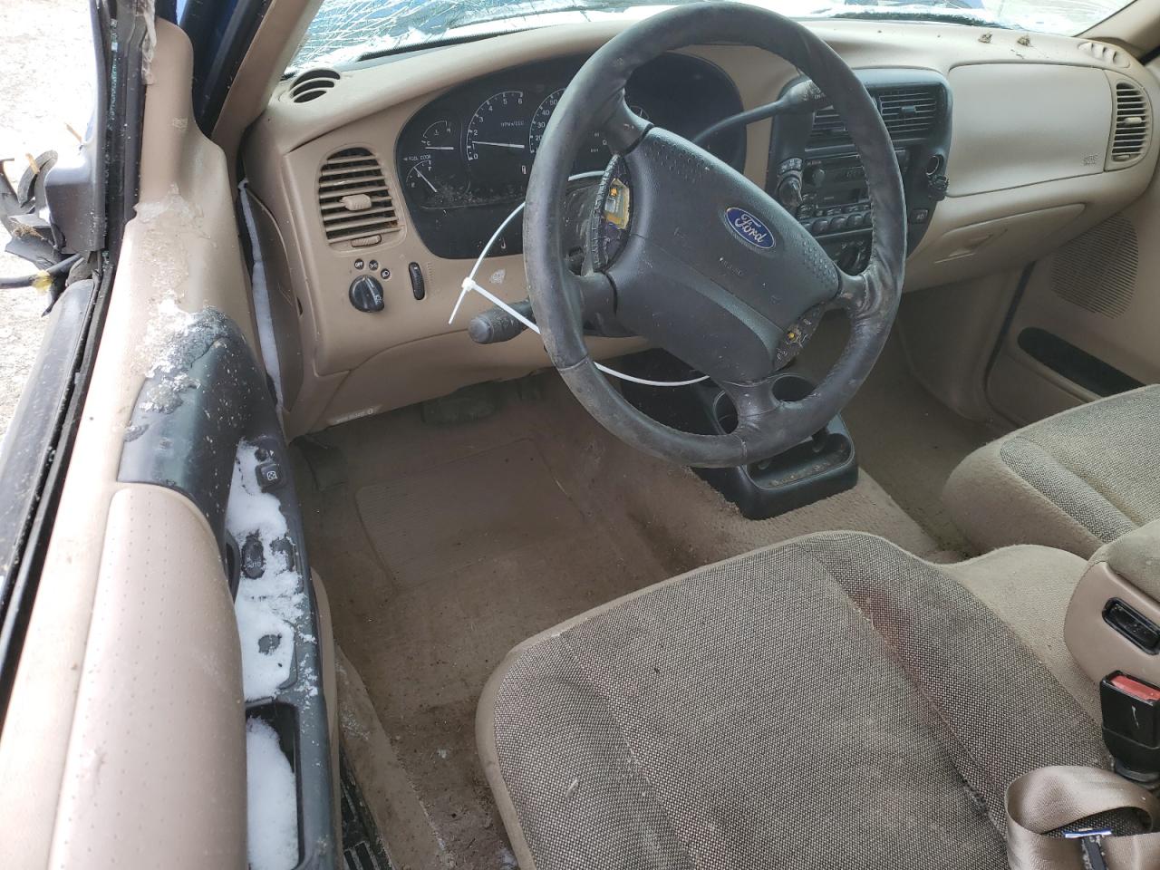 2001 Ford Ranger VIN 1FTZR15U61TA24074 Copart auction photo, rollover damage thumbnail 8