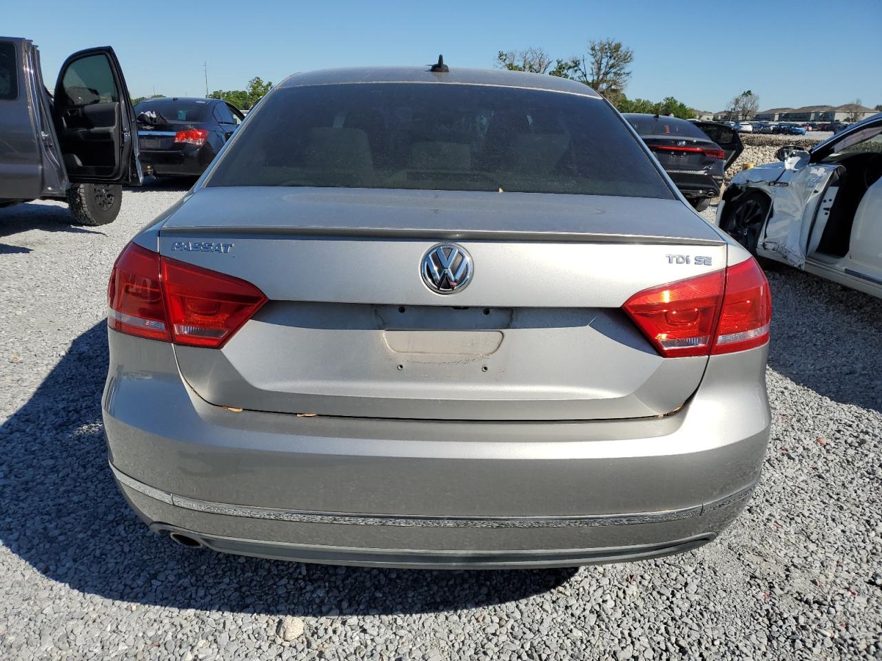 2014 Volkswagen Passat VIN 1VWBN7A36EC102403 Copart auction photo, side damage thumbnail 6