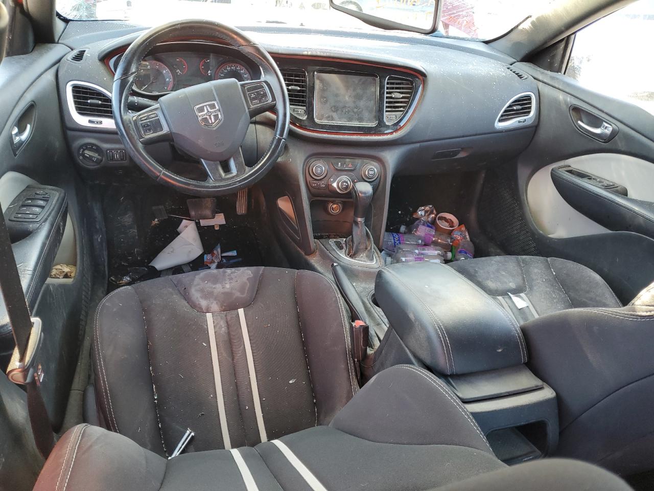 2014 Dodge Dart VIN 1C3CDFBB3ED824467 Copart auction photo, front end / top/roof damage thumbnail 8