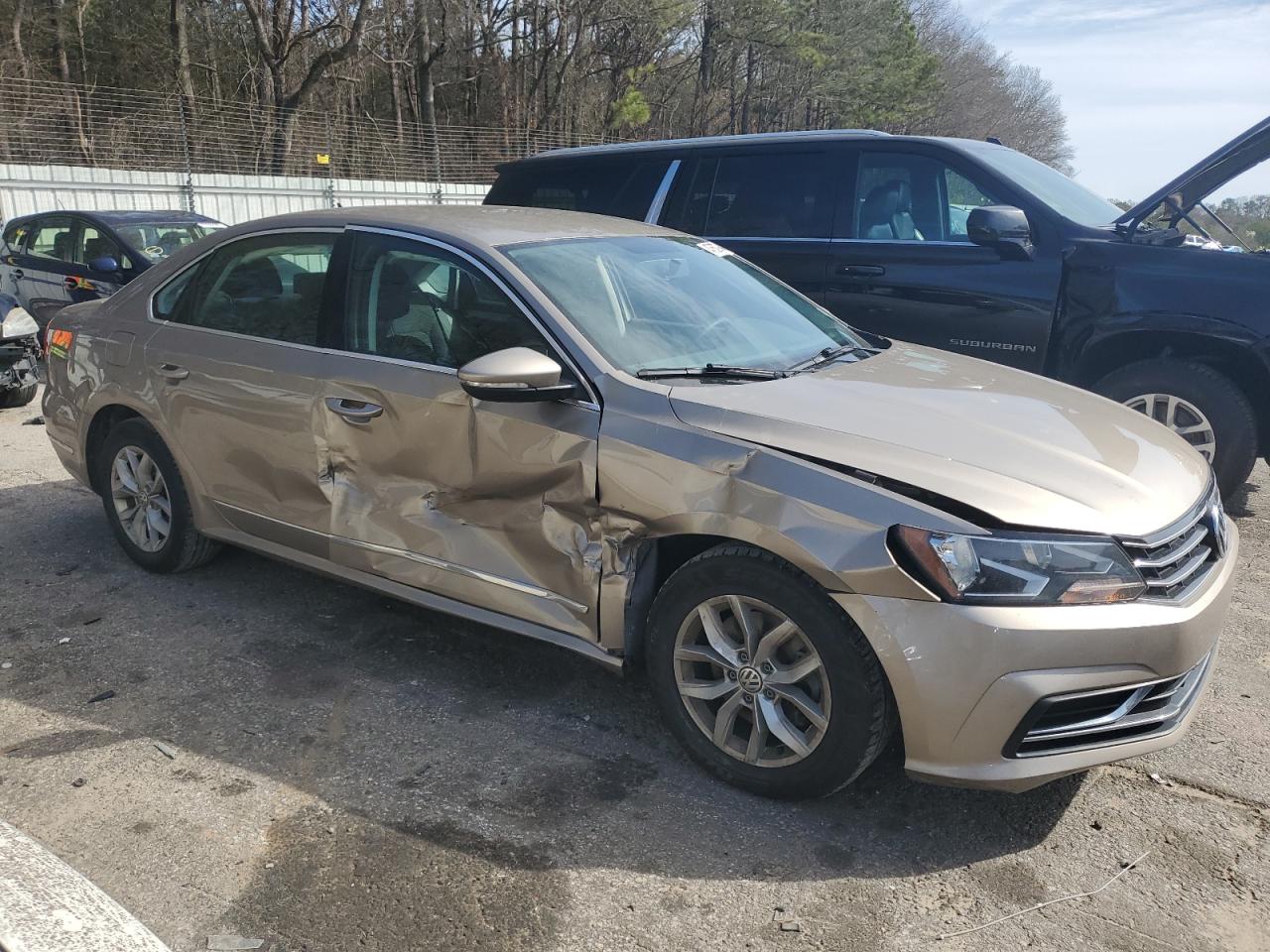 2016 Volkswagen Passat VIN 1VWAT7A30GC056877 Copart auction photo, side damage thumbnail 4