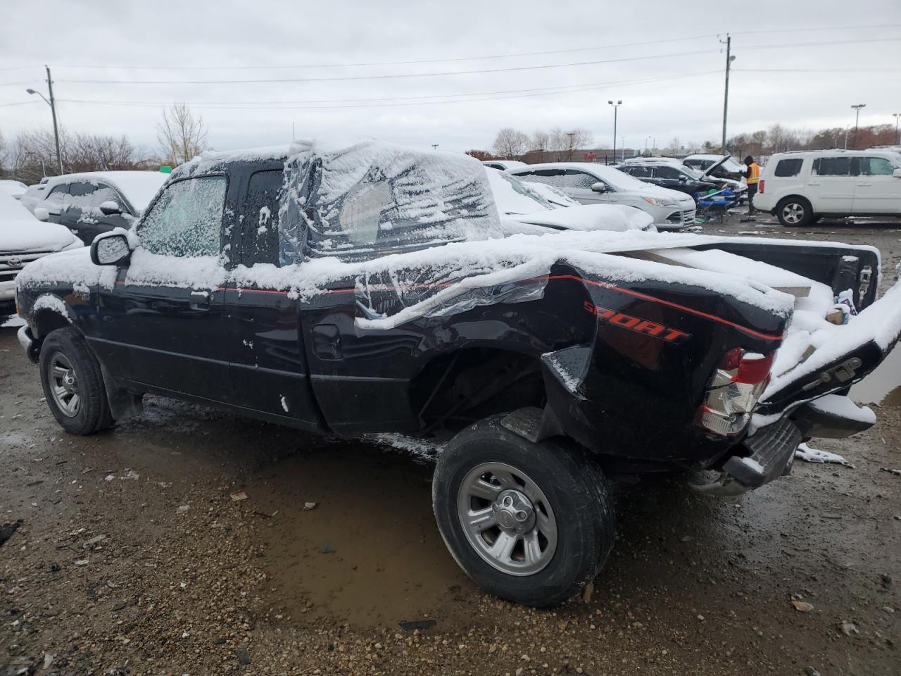 2000 Ford Ranger VIN 1FTYR14V0YPA36116 Copart auction photo, rear end / front end damage thumbnail 2
