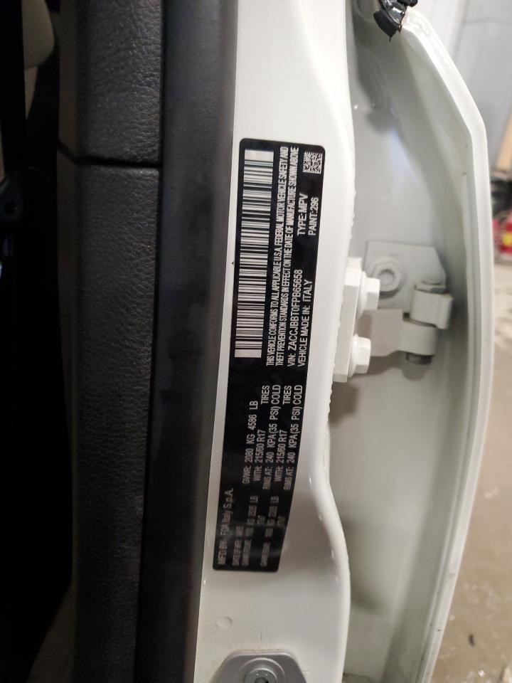 2015 Jeep Renegade VIN ZACCJBBT0FPB65658 Copart auction photo, front end damage thumbnail 13