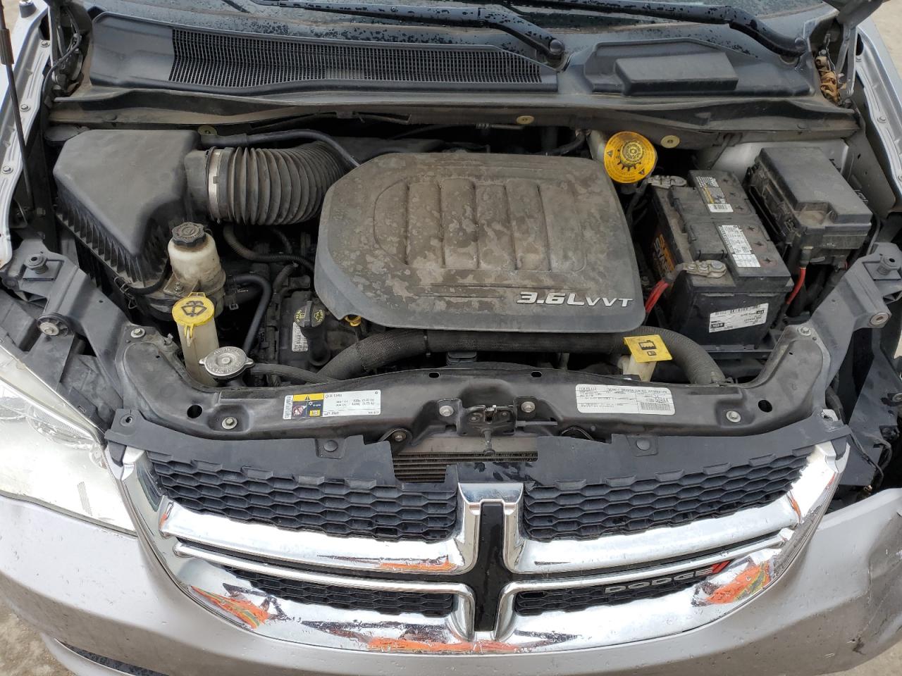 2016 Dodge Caravan VIN 2C4RDGCG9GR242055 Copart auction photo, front end damage thumbnail 12