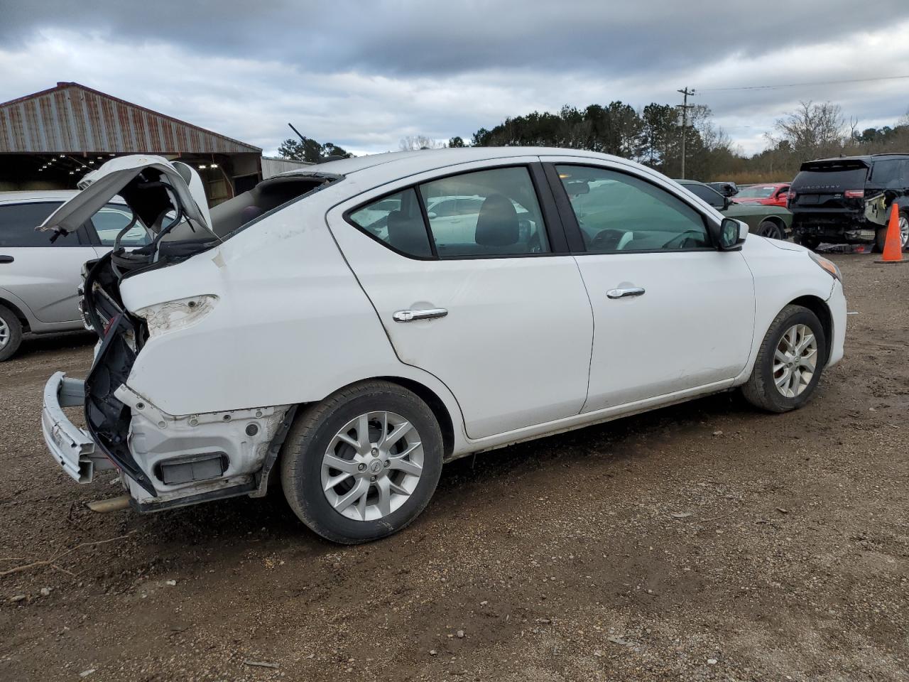 2018 Nissan Versa VIN 3N1CN7AP2JL850660 Copart auction photo, rear end / front end damage thumbnail 3