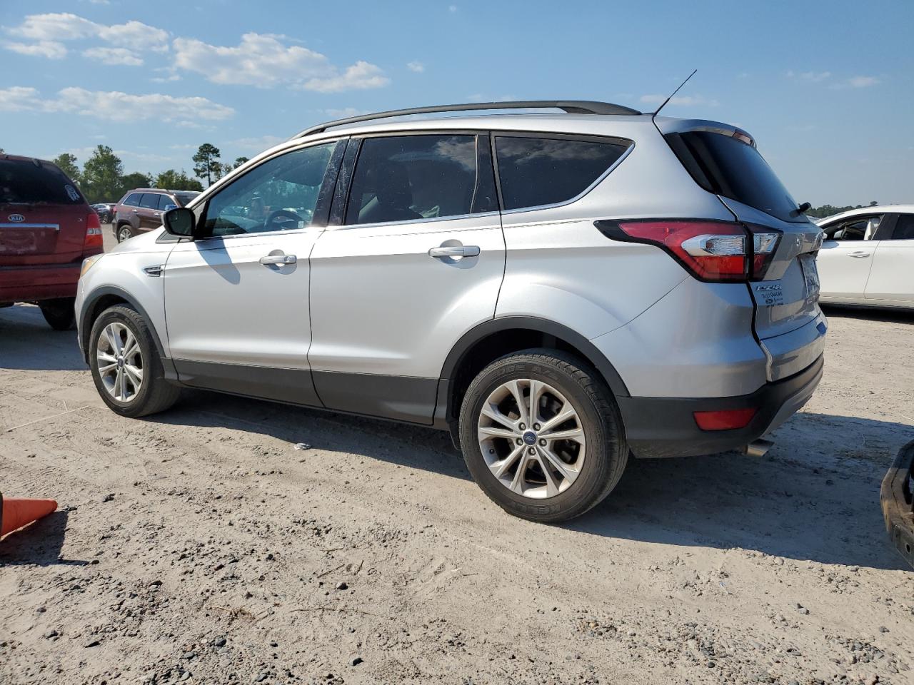 2018 Ford Escape VIN 1FMCU0GD9JUB28303 Copart auction photo, all over damage thumbnail 2