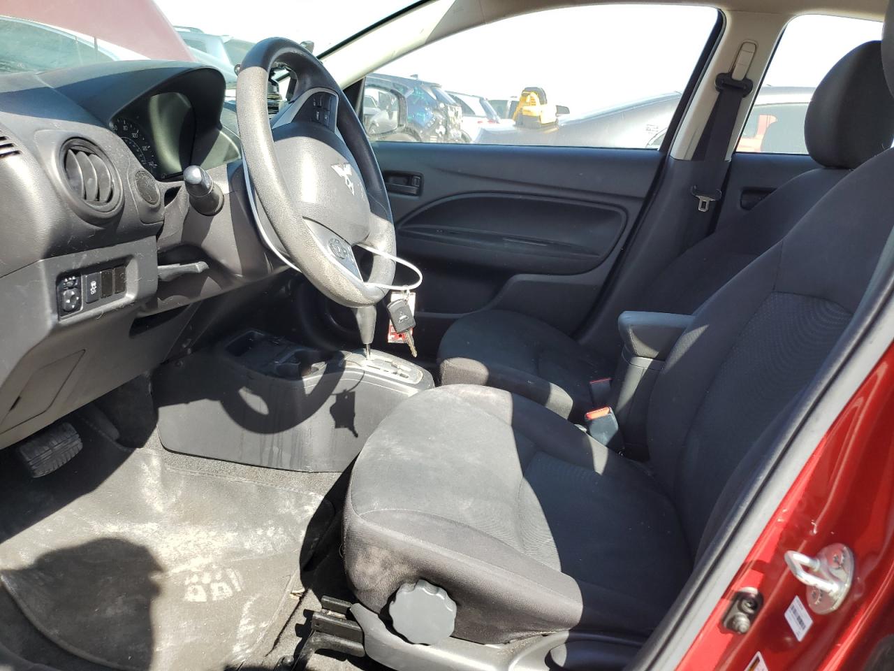 2020 Mitsubishi Mirage VIN ML32F3FJ9LHF10089 Copart auction photo, side damage thumbnail 7
