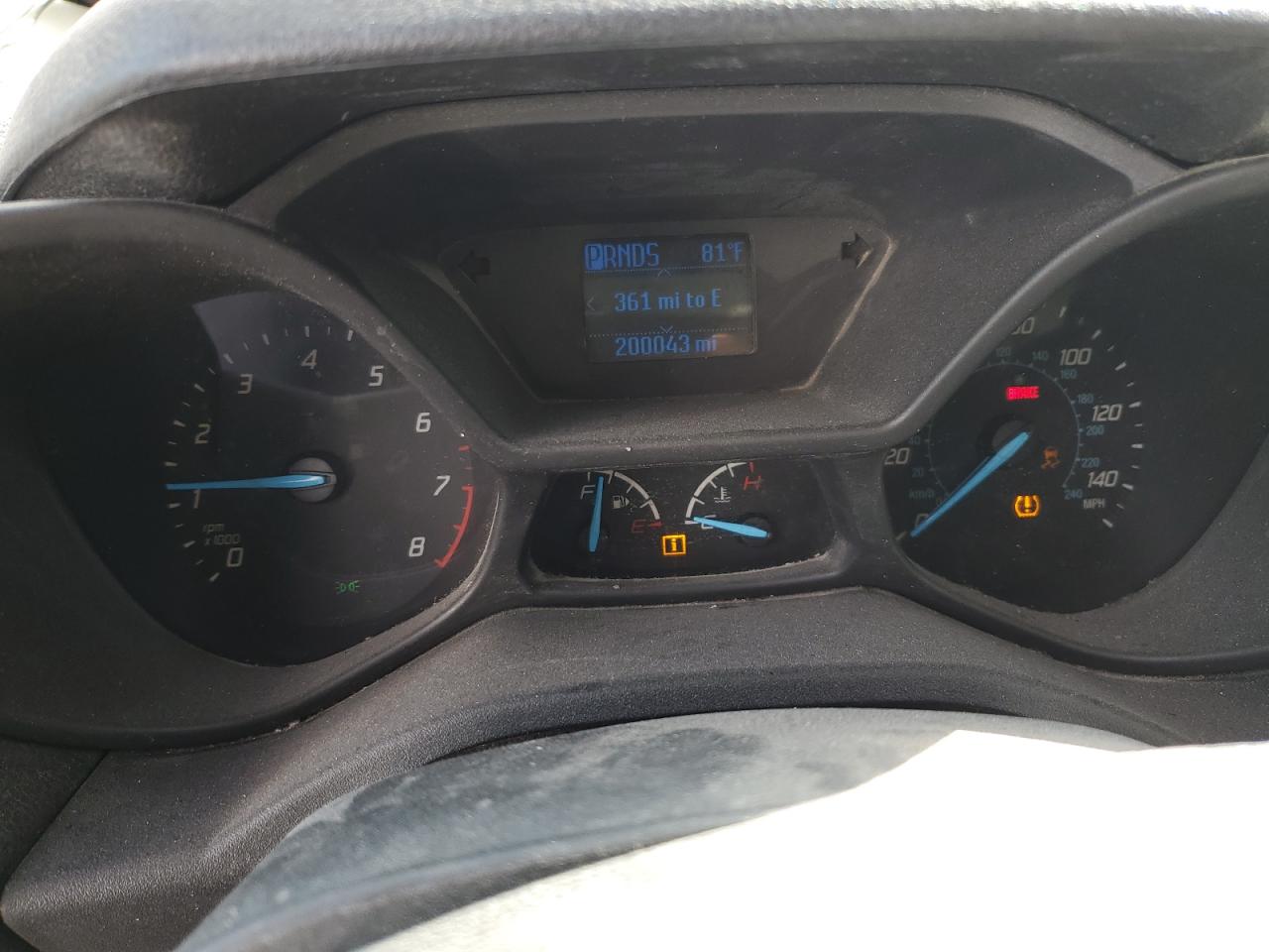 2015 Ford Transit VIN NM0LS6E71F1217637 Copart auction photo, side / front end damage thumbnail 9