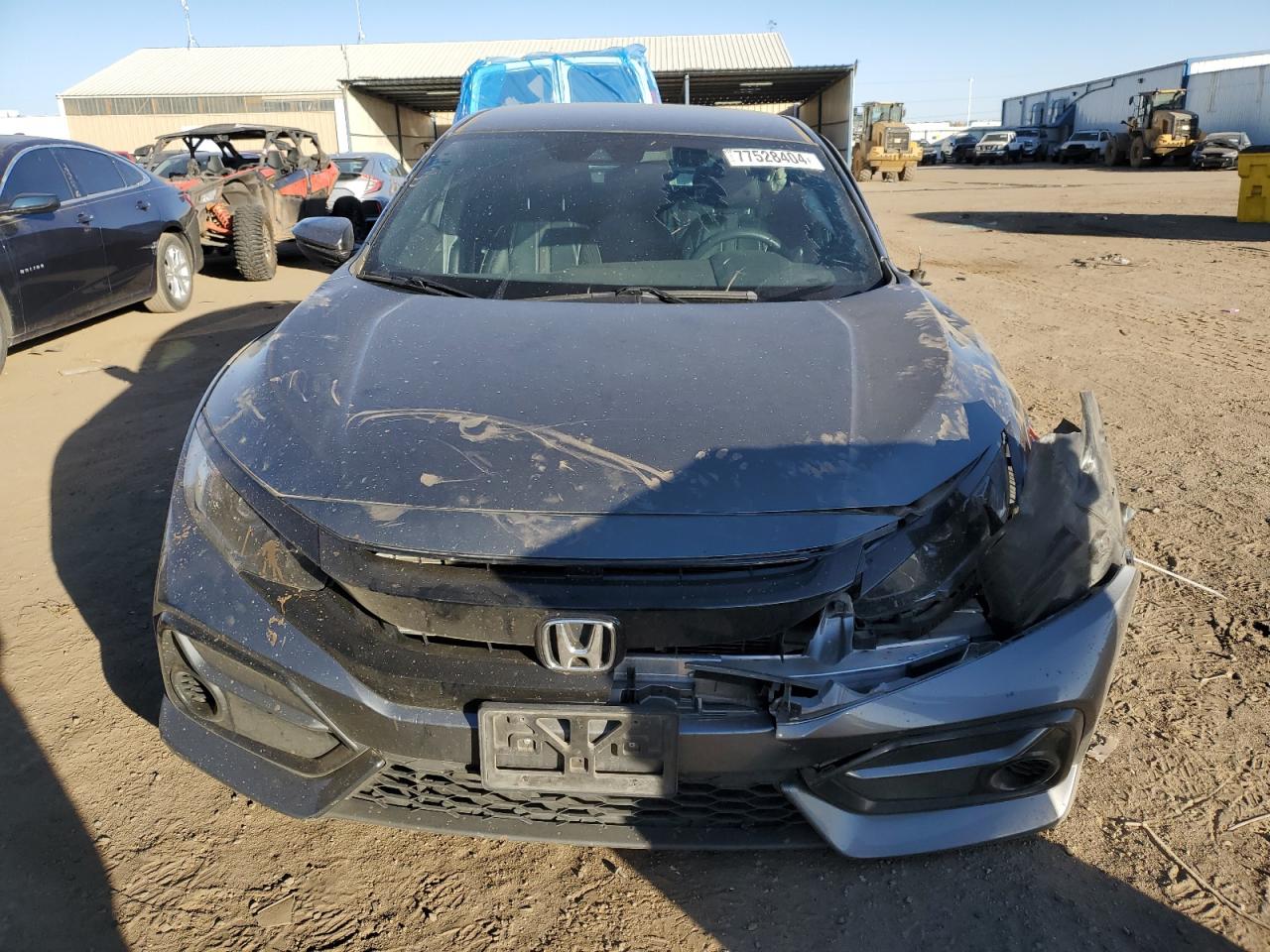 2020 Honda Civic VIN SHHFK7H30LU200487 Copart auction photo, front end / side damage thumbnail 5
