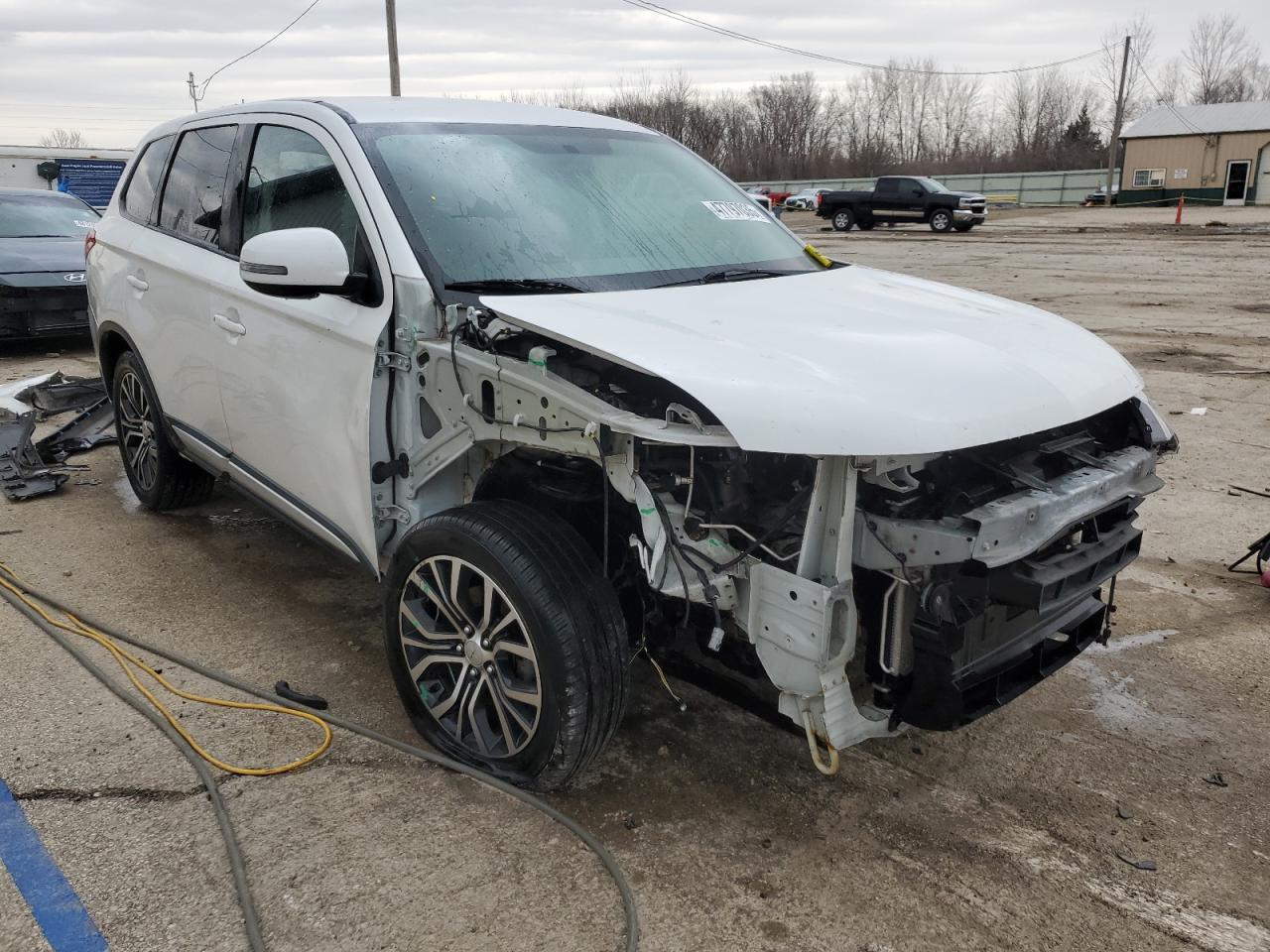 2018 Mitsubishi Outlander VIN JA4AD3A30JZ000512 Copart auction photo, front end / undercarriage damage thumbnail 4