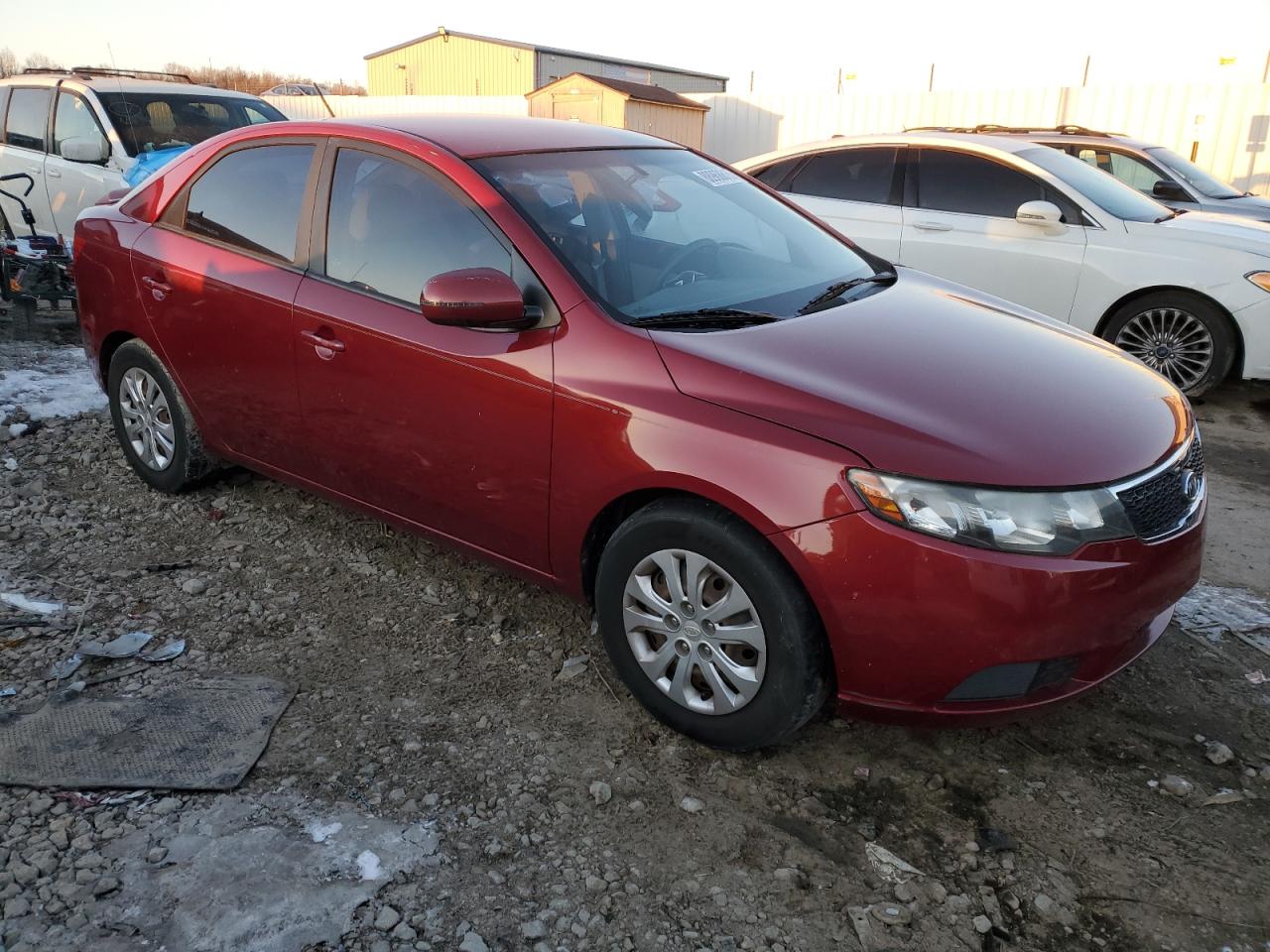 2012 KIA Forte VIN KNAFU4A20C5581025 Copart auction photo, front end damage thumbnail 4