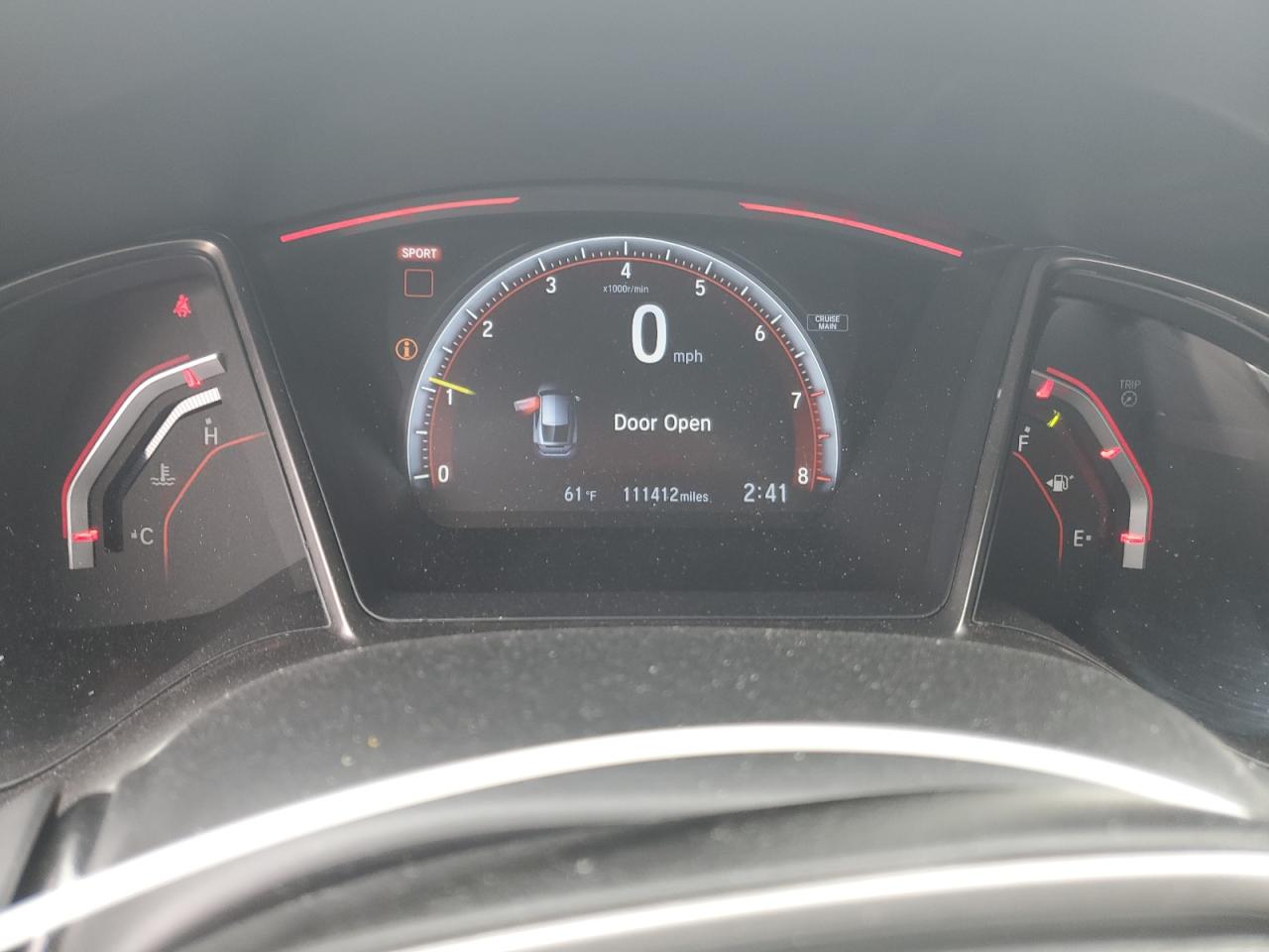 2018 Honda Civic VIN SHHFK8G75JU203084 Copart auction photo, all over damage thumbnail 9