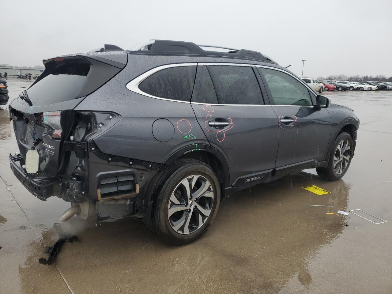2021 Subaru Outback VIN 4S4BTGPD4M3113709 Copart auction photo, all over damage thumbnail 3