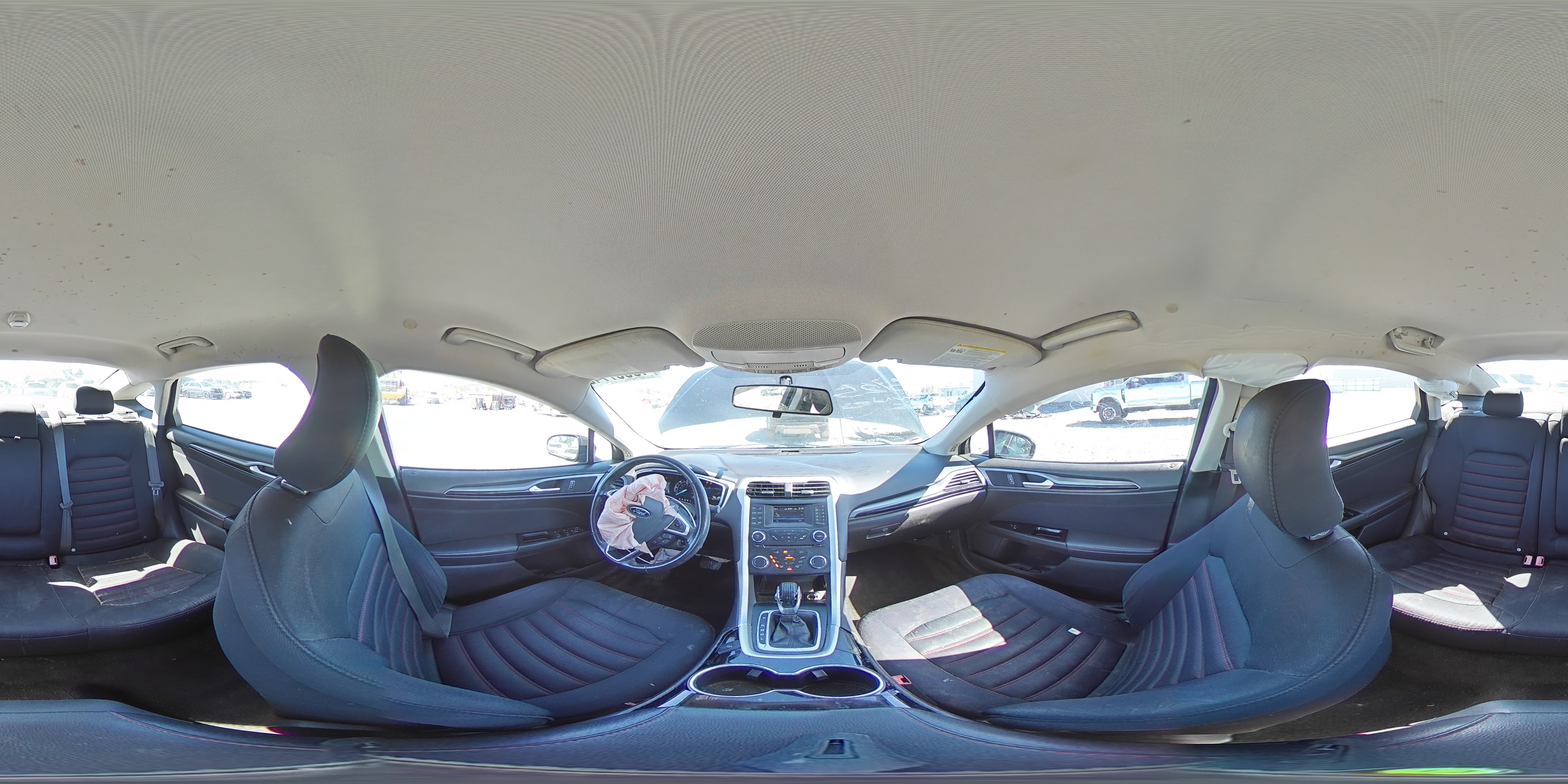 2015 Ford Fusion VIN 3FA6P0LU7FR215927 Copart auction photo, front end / side damage thumbnail 14