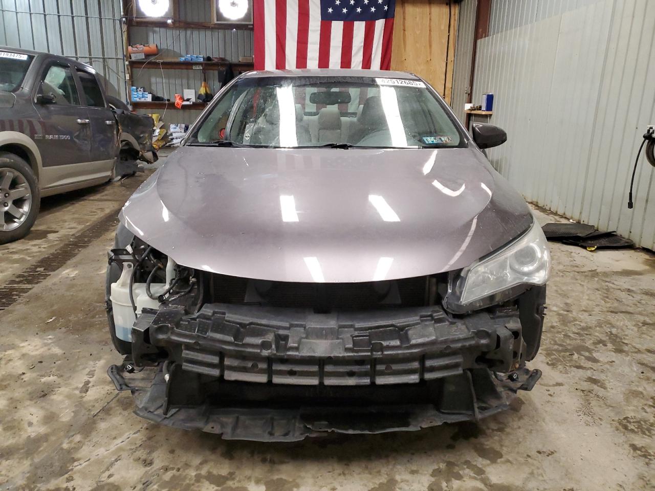 2015 Toyota Camry VIN 4T1BF1FK8FU880609 Copart auction photo, front end / side damage thumbnail 5