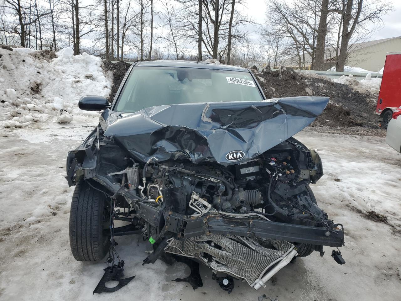 2020 KIA Soul VIN KNDJ23AU8L7013687 Copart auction photo, front end damage thumbnail 5