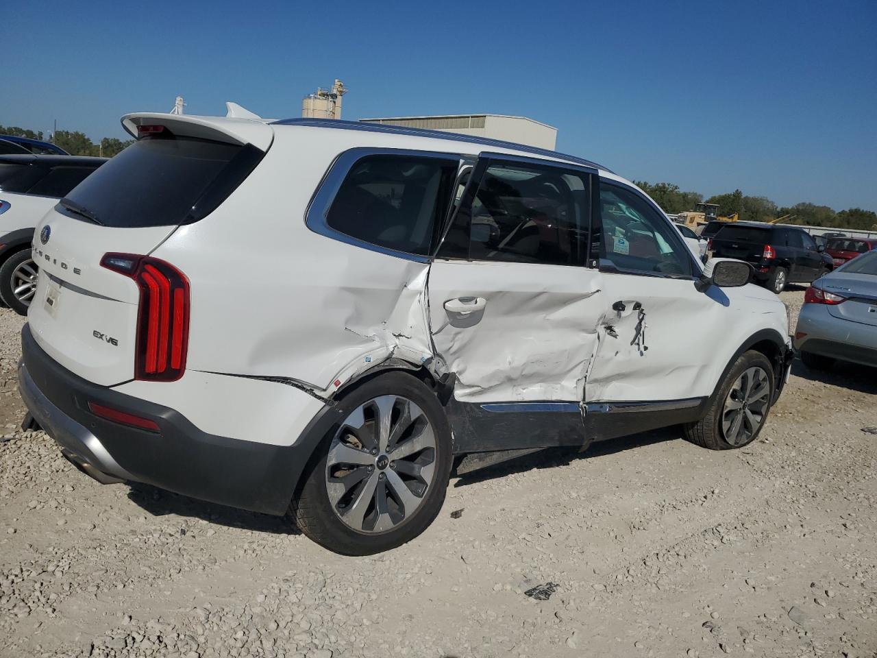 2020 KIA Telluride VIN 5XYP3DHC6LG058379 Copart auction photo, side damage thumbnail 3