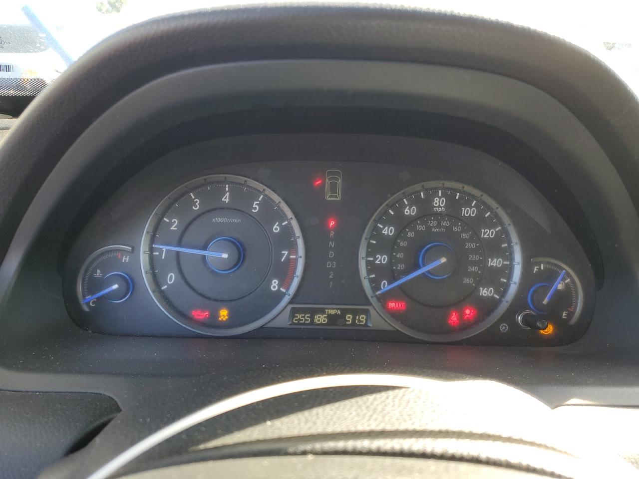 2012 Honda Crosstour VIN 5J6TF1H30CL007219 Copart auction photo, front end / undercarriage damage thumbnail 9