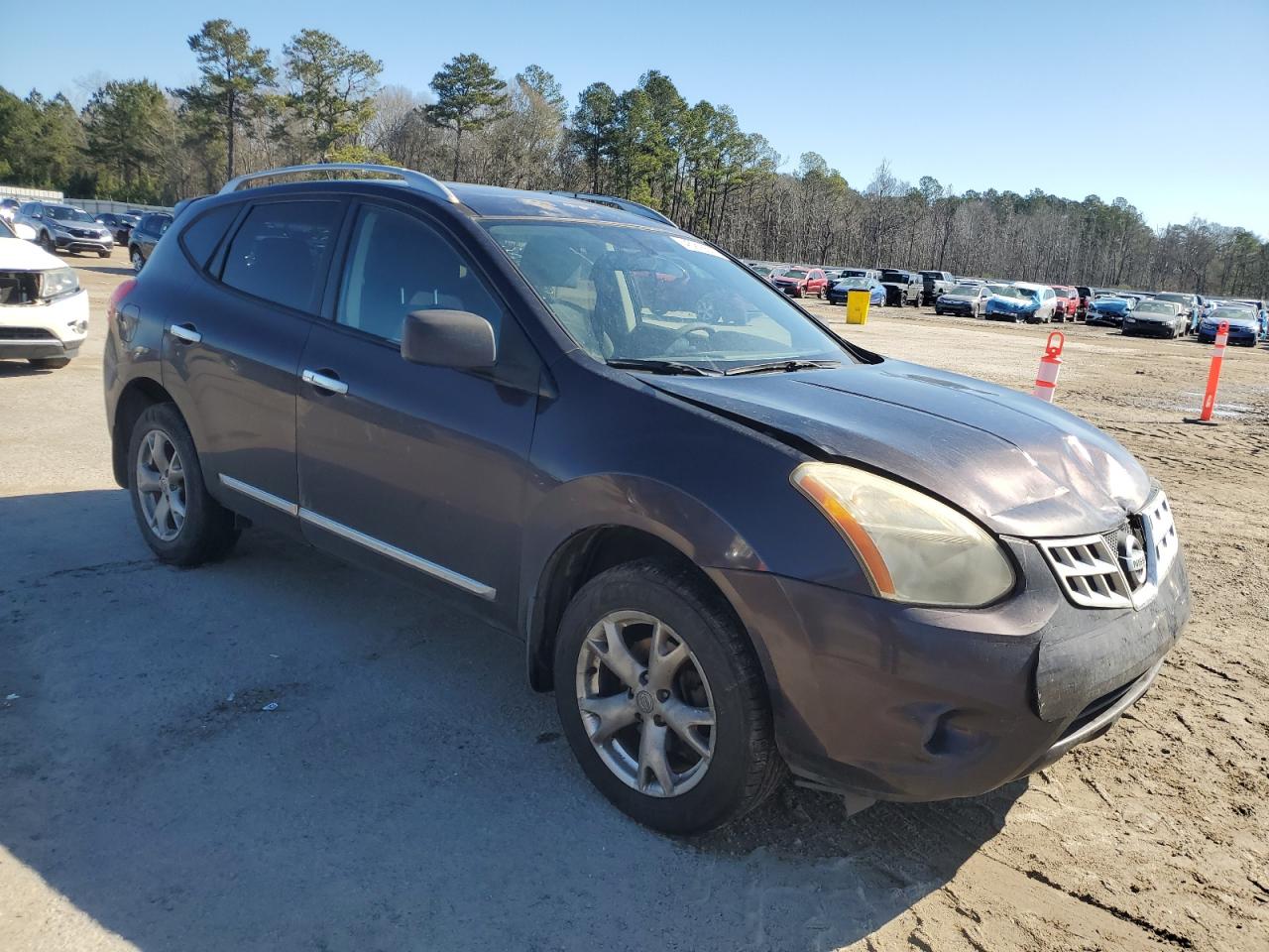 2011 Nissan Rogue VIN JN8AS5MT5BW158886 Copart auction photo, front end damage thumbnail 4