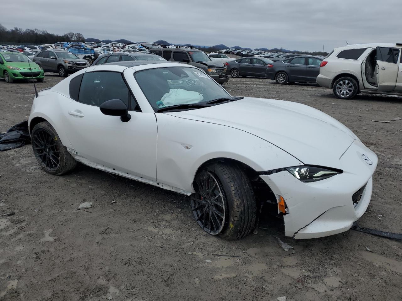 2024 Mazda MX-5 VIN JM1NDAL71R0604873 Copart auction photo, all over / undercarriage damage thumbnail 4