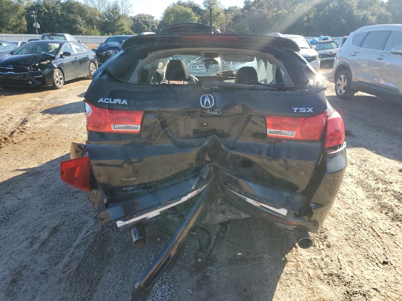2011 Acura TSX VIN JH4CW2H64BC002513 Copart auction photo, front end / rear end damage thumbnail 6