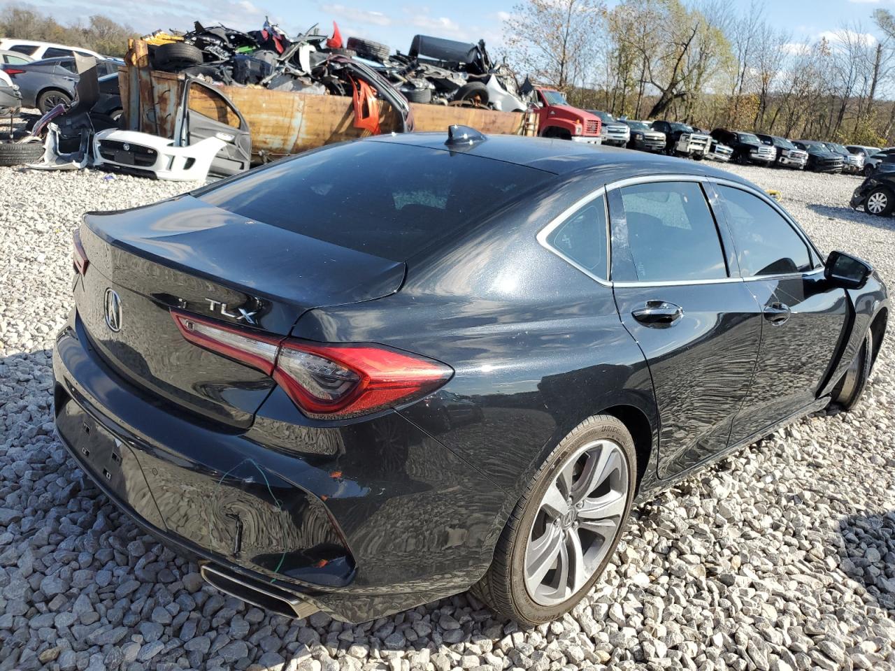 2021 Acura TLX VIN 19UUB5F66MA000591 Copart auction photo, front end / undercarriage damage thumbnail 3