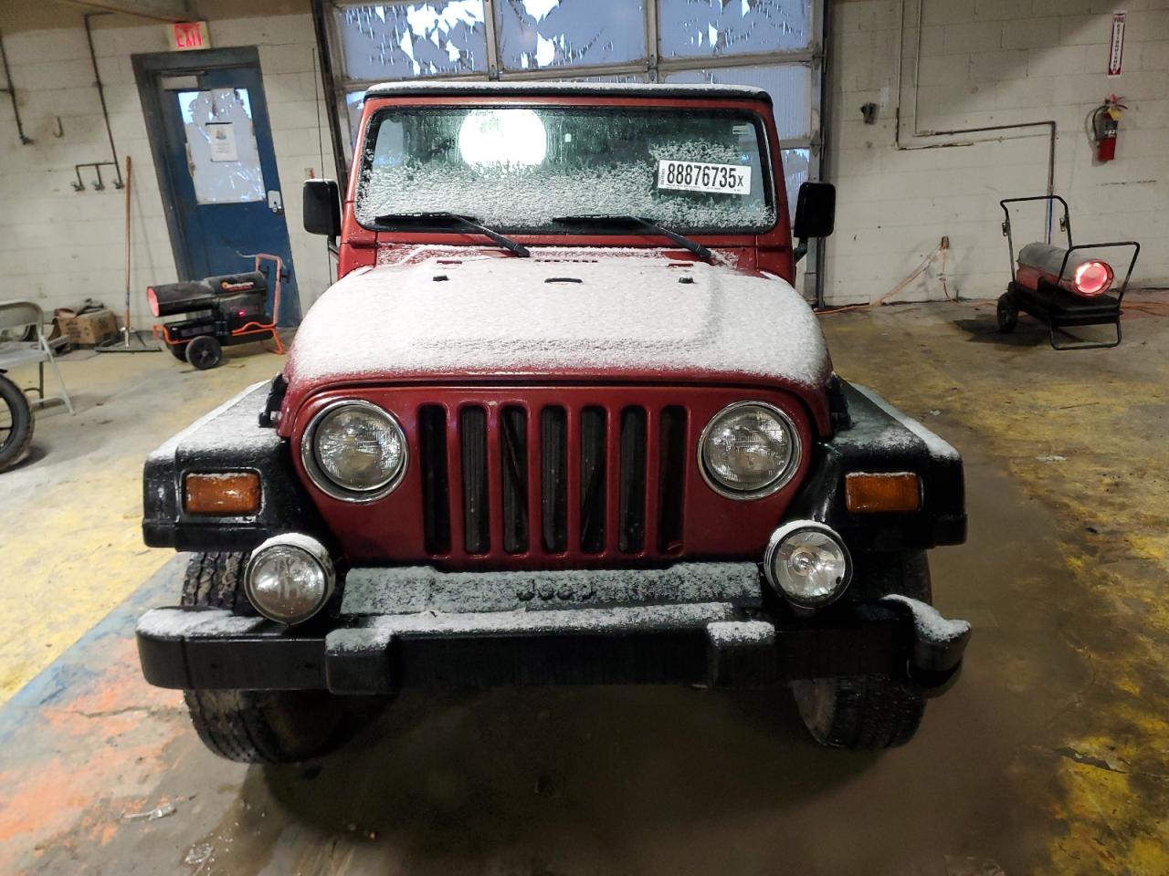1998 Jeep Wrangler VIN 1J4FY29P1WP706516 Copart auction photo, rear end / mechanical damage thumbnail 5