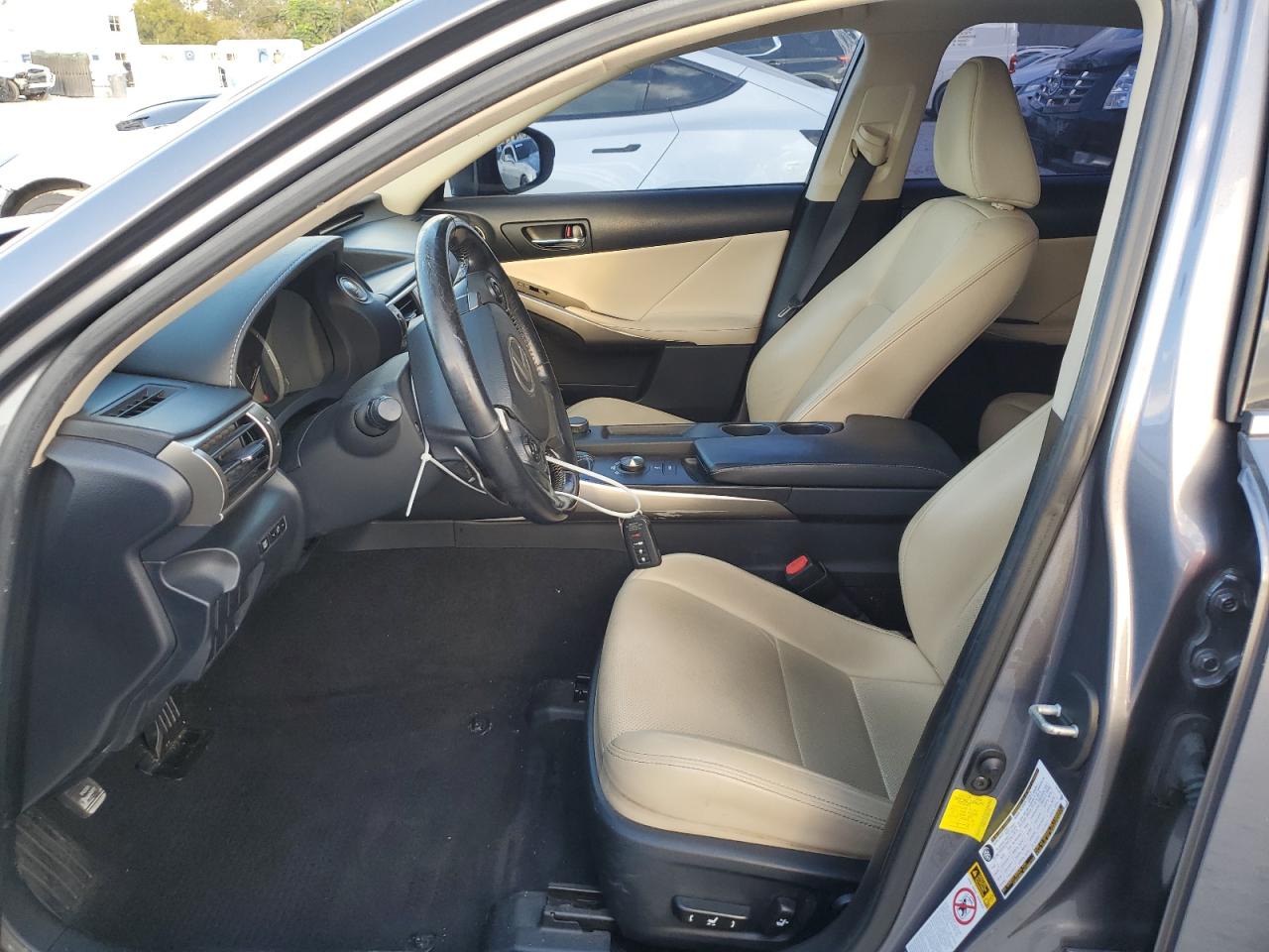 2016 Lexus IS VIN JTHBA1D28G5016840 Copart auction photo, front end / side damage thumbnail 7