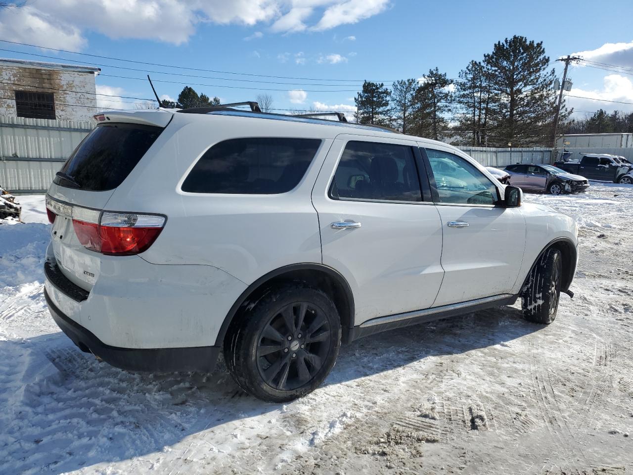 2013 Dodge Durango VIN 1C4RDJDG9DC697486 Copart auction photo, front end / minor dent/scratches damage thumbnail 3