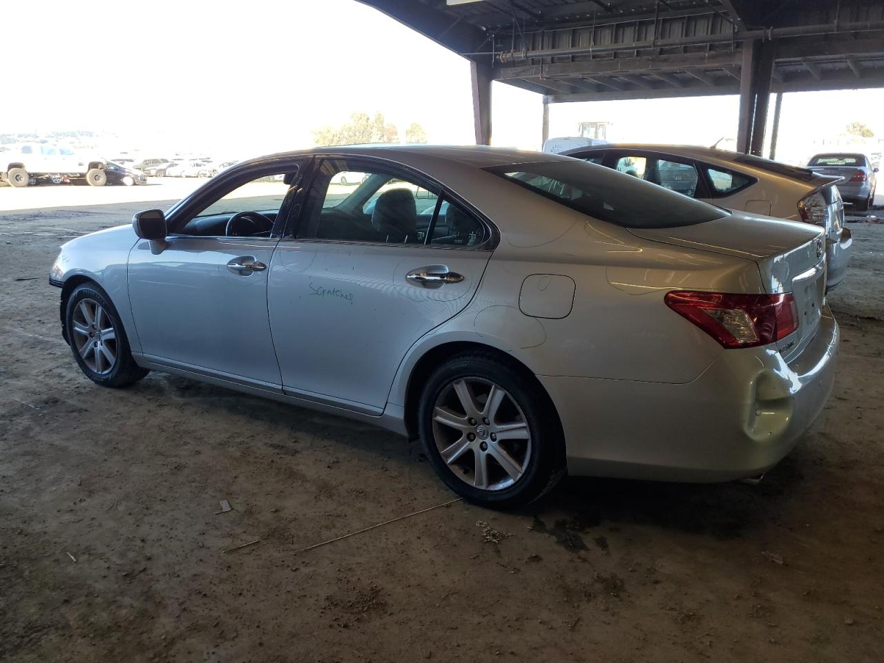 2007 Lexus ES VIN JTHBJ46G972033349 Copart auction photo, front end / rear end damage thumbnail 2