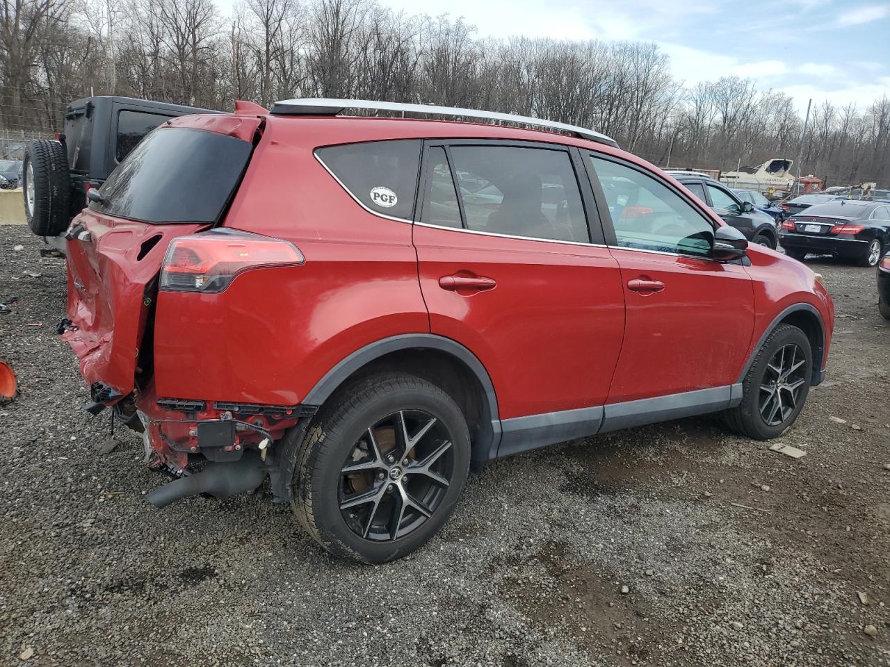 2016 Toyota RAV 4 VIN 2T3JFREV9GW527312 Copart auction photo, rear end damage thumbnail 3